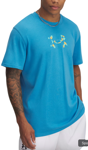 T-shirt Under Armour Under Armour Holiday HW Short Sleeve T-Shirt Blå | 6000575-452, 0
