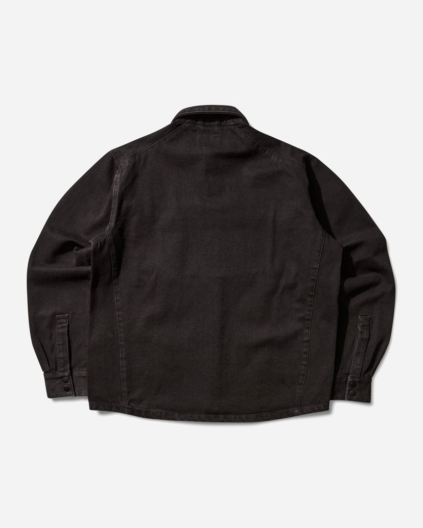 Skjorta ROA Wrangler Lona Denim Shirt Svart | OBMW017FA11 BRW0003