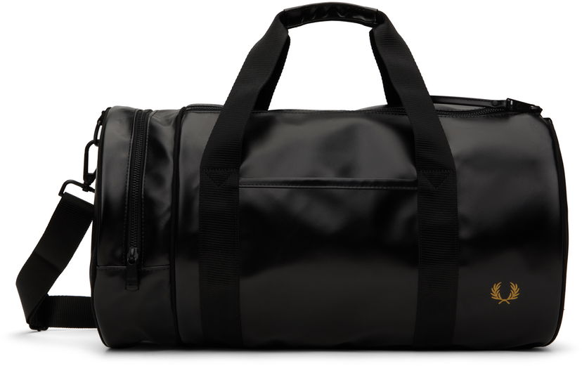 Resväska Fred Perry Fred Perry Tonal Barrel Duffle Bag Svart | L7260