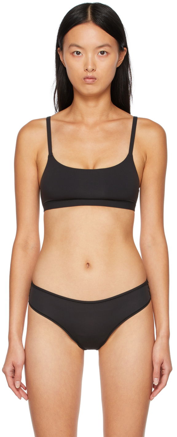 Behå SKIMS SKIMS Fits Everybody Scoop Neck Bra Svart | BR-SCN-2025