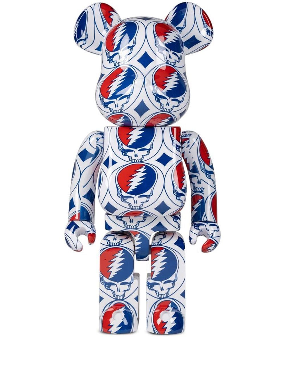 Samlarobjekt Medicom Toy Grateful Dead "Steal Your Face" BE@RBRICK figure - White Blå | MEDI011019618758, 0