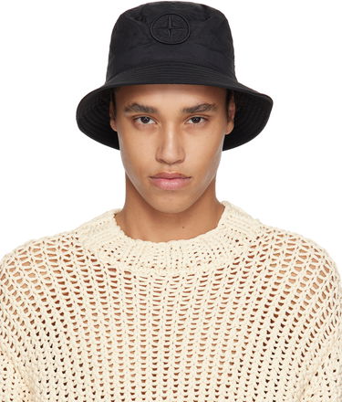 Hatt Stone Island Stone Island Nylon Bucket Hat Svart | K1S15 9100009 S0076, 0