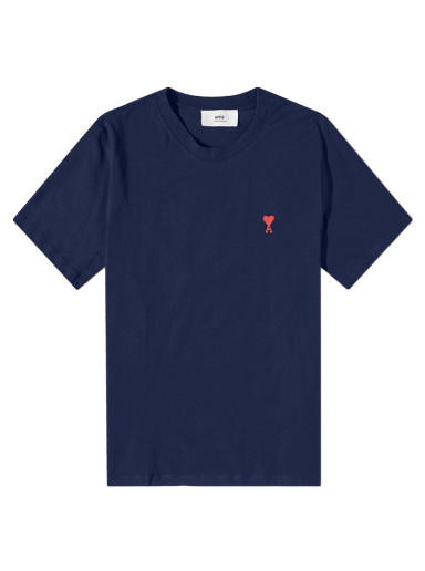 T-shirt AMI Tonal Small A Heart Tee Mörkblå | UTS001-724-491