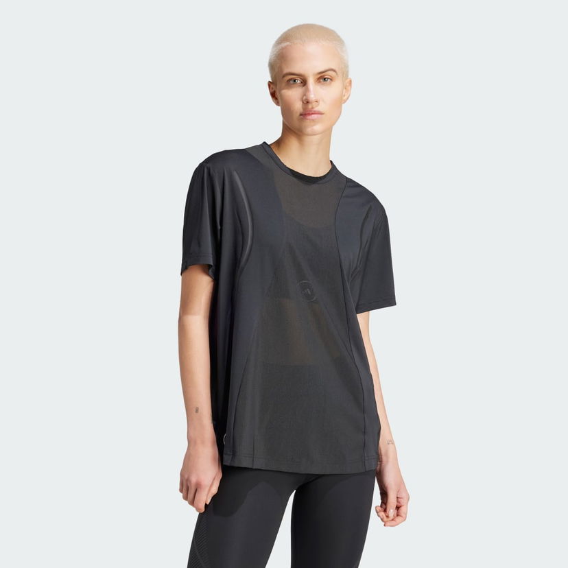 T-shirt adidas Performance adidas adidas by Stella McCartney adidas by Stella McCartney TruePace Running Svart | IW1147