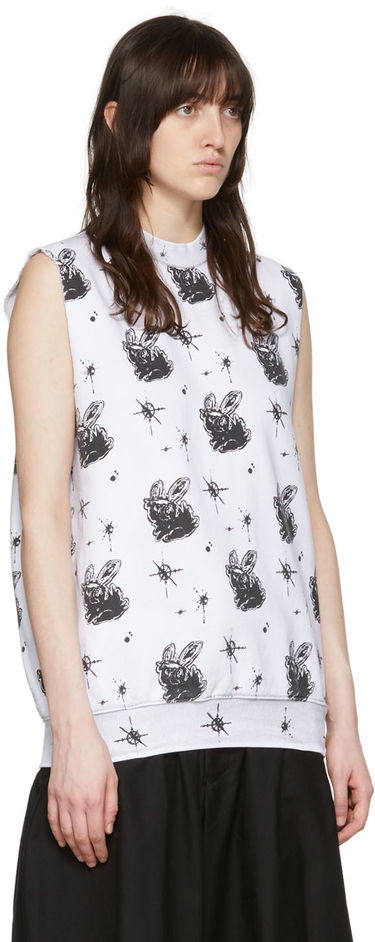 Linne We11done We11done Graphic Print Tank Top Vit | WD-TV1-22-559-U-WH, 1