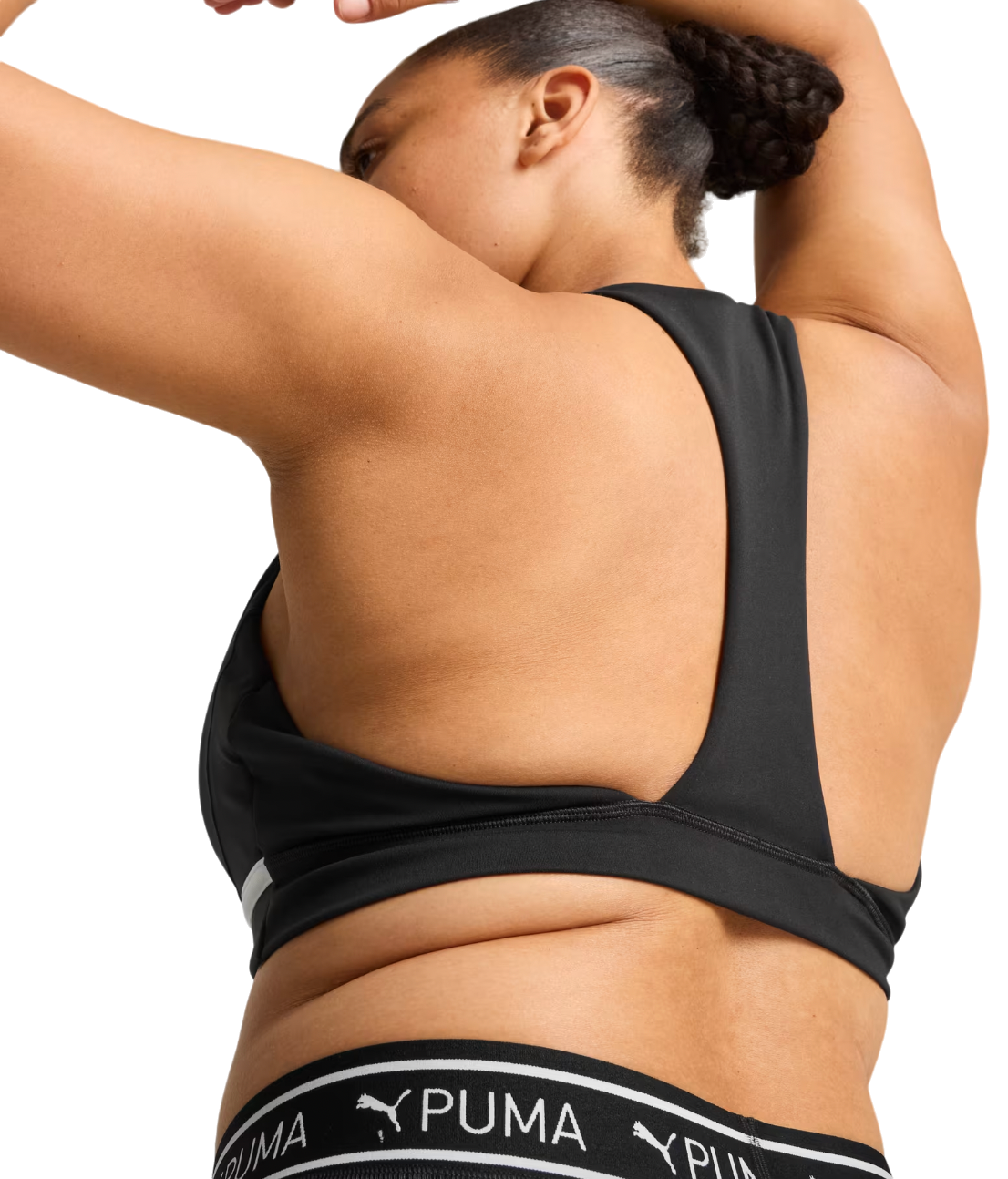 Behå Puma 4KEEPS CLOUDSPUN Sculpting Sports Bra Svart | 525809-01, 1