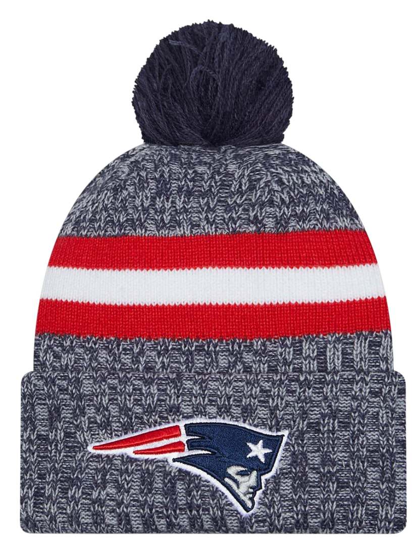 Mössa New Era New Era New England Patriots Beanie with Pom Mörkblå | 60407584-60407584