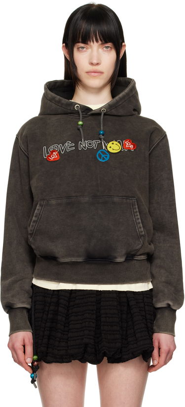 Sweatshirt Andersson Bell Andersson Bell Dyed 'Love' Hoodie Grå | atb1253u, 0