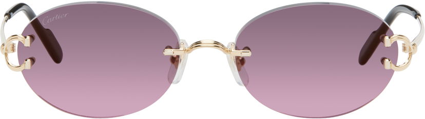 Solglasögon Cartier Cartier 'Signature C de Cartier' Sunglasses Purpur | CT0551S-004