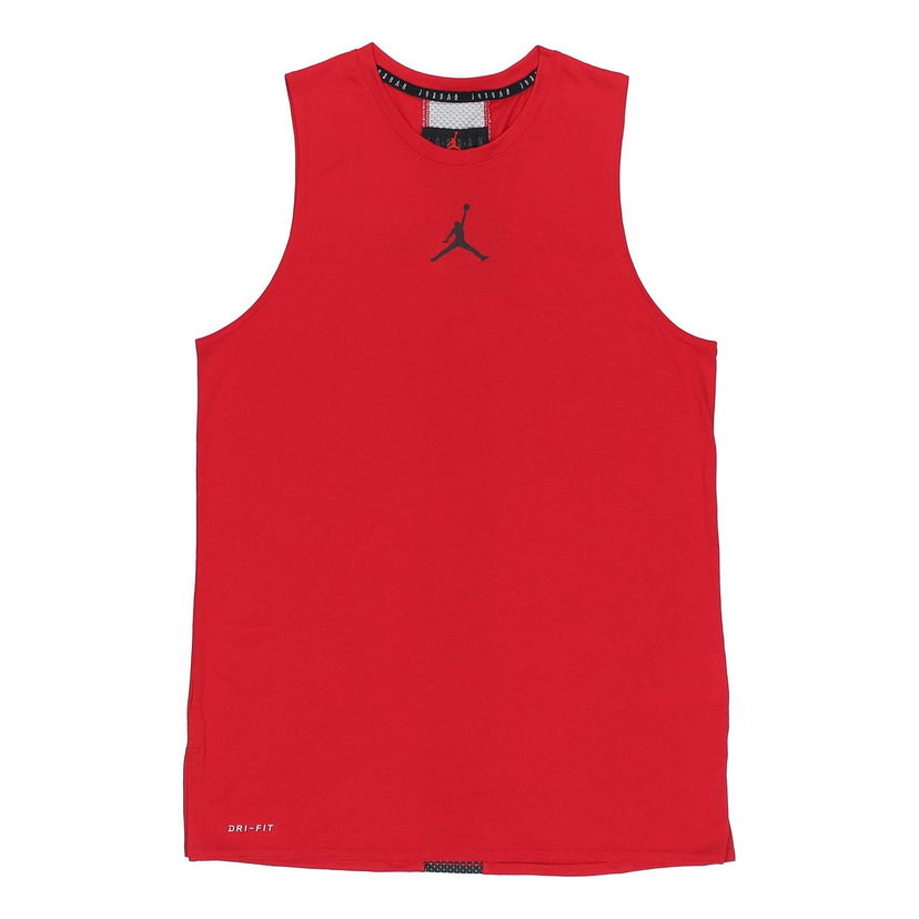 Linne Jordan Jordan Air Logo Breathable Basketball Vest Röd | CZ7851-687