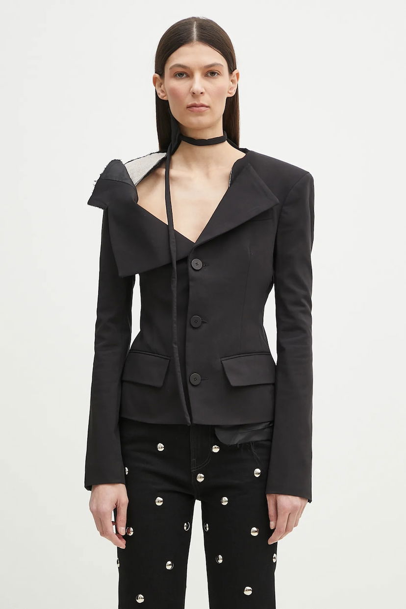 Jacka Ottolinger Ottolinger Off-Shoulder Blazer Svart | 123.600623.01