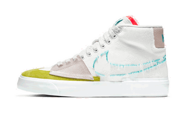 Sneakers och skor Nike Blazer Mid Edge SB ''Orange Aqua'' Vit | CI3833-101, 0