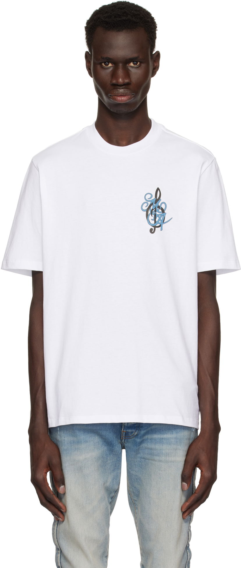 T-shirt AMIRI Amiri Jazz Band Graphic T-Shirt Vit | AMJYTE1167