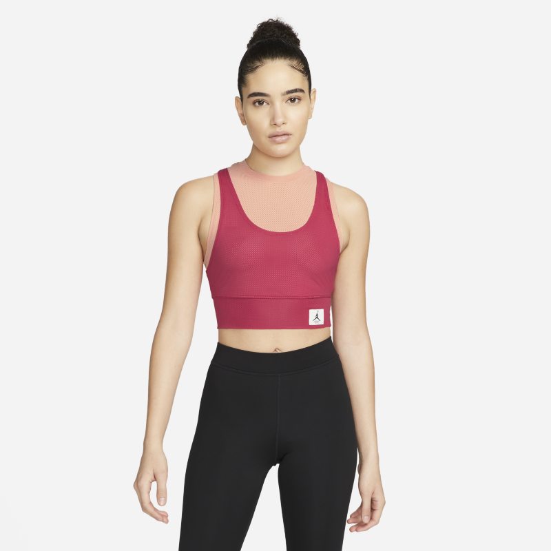 Behå Jordan Jordan Essentials Cropped Top Röd | DN0602-614