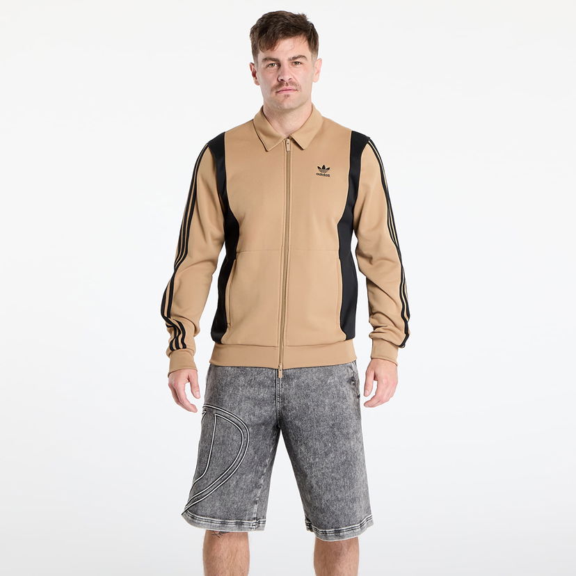 Jacka adidas Originals Adicolor Panel Track Top Jacket Beige | JY1427