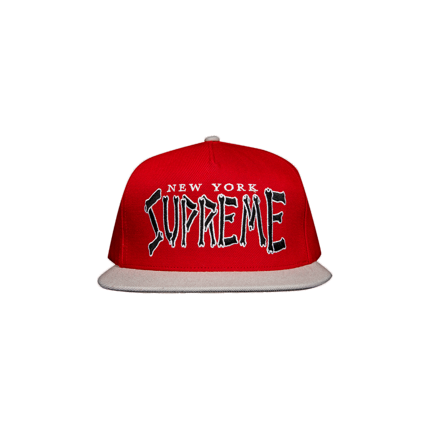 Keps Supreme Bones Logo 5-Panel Röd | SS21H64 RED, 0