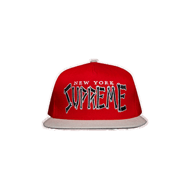 Keps Supreme Bones Logo 5-Panel Röd | SS21H64 RED, 0