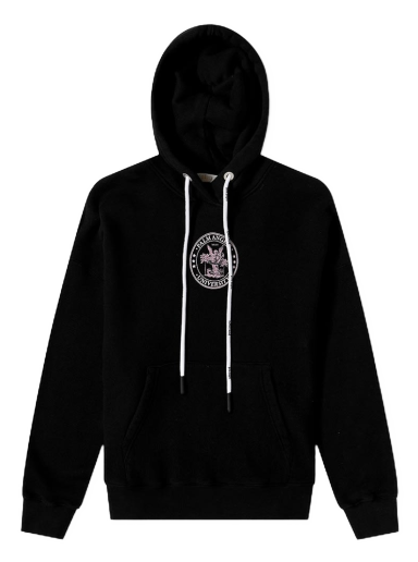 Sweatshirt Palm Angels College Logo Classic Hoody Svart | PWBB023S23FLE0031033