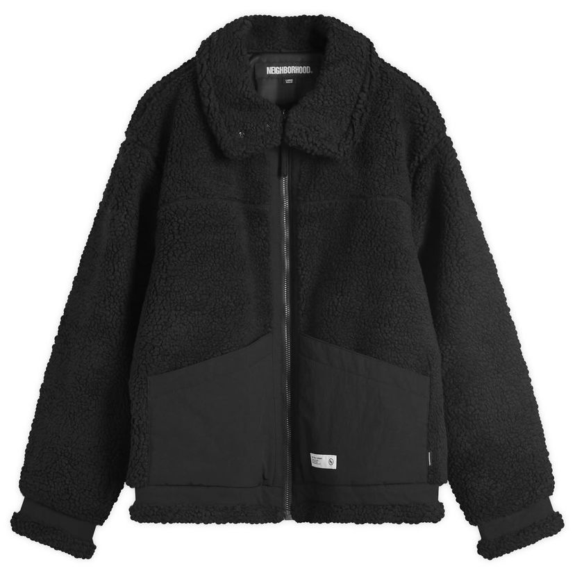 Jacka Neighborhood Fleece Jacket Svart | 242SZNH-JKM02-BLK