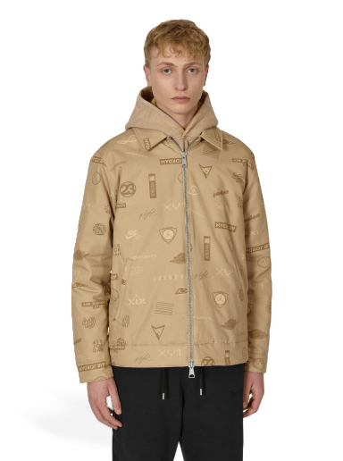 Jacka Jordan Flight Heritage Printed Jacket Beige | DV7563-254