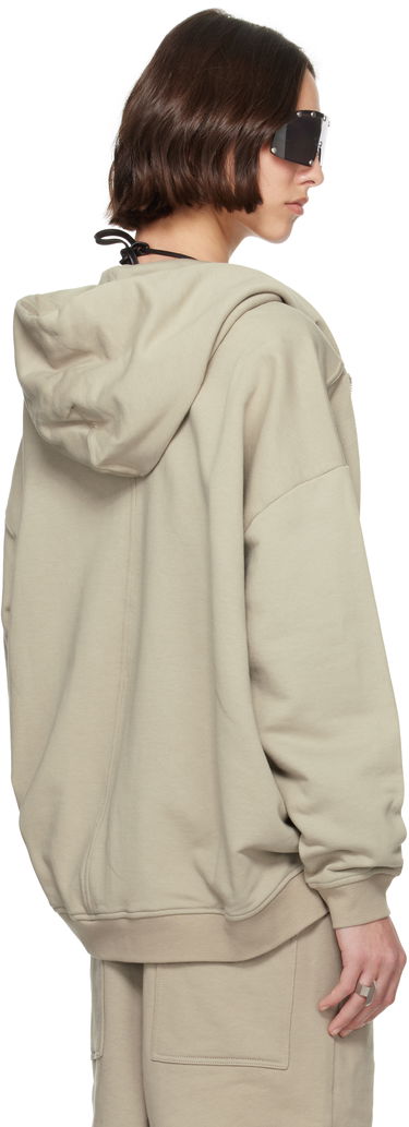 Sweatshirt Rick Owens Rick Owens Champion Edition Jumbo Jason's Hoodie Grön | CW01E1663 CHFE, 2