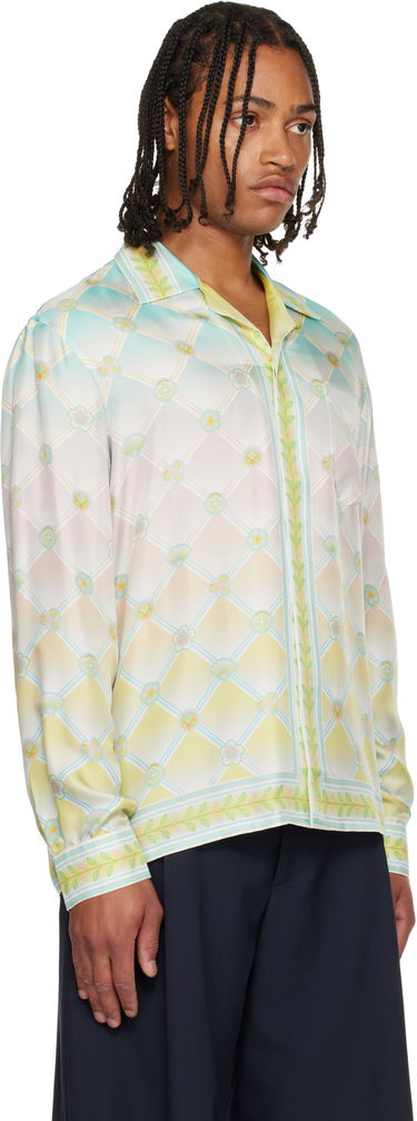 Skjorta Casablanca Casablanca Multicolor Long Sleeve Shirt Flerfärgad | U-AW25-SH-006-02-M, 1