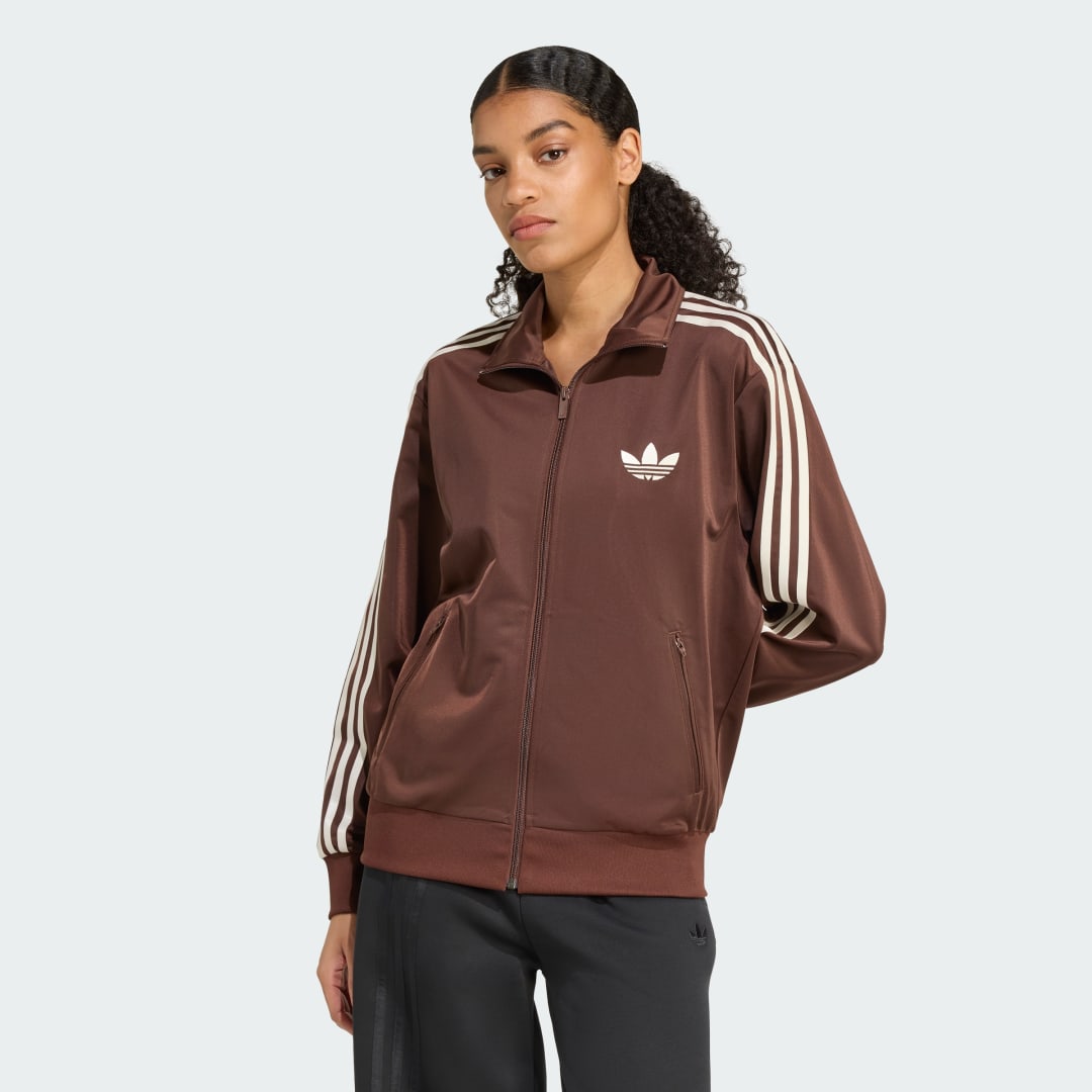 Jacka adidas Performance Adicolor Classics Firebird Track Top Brun | KH1593, 0