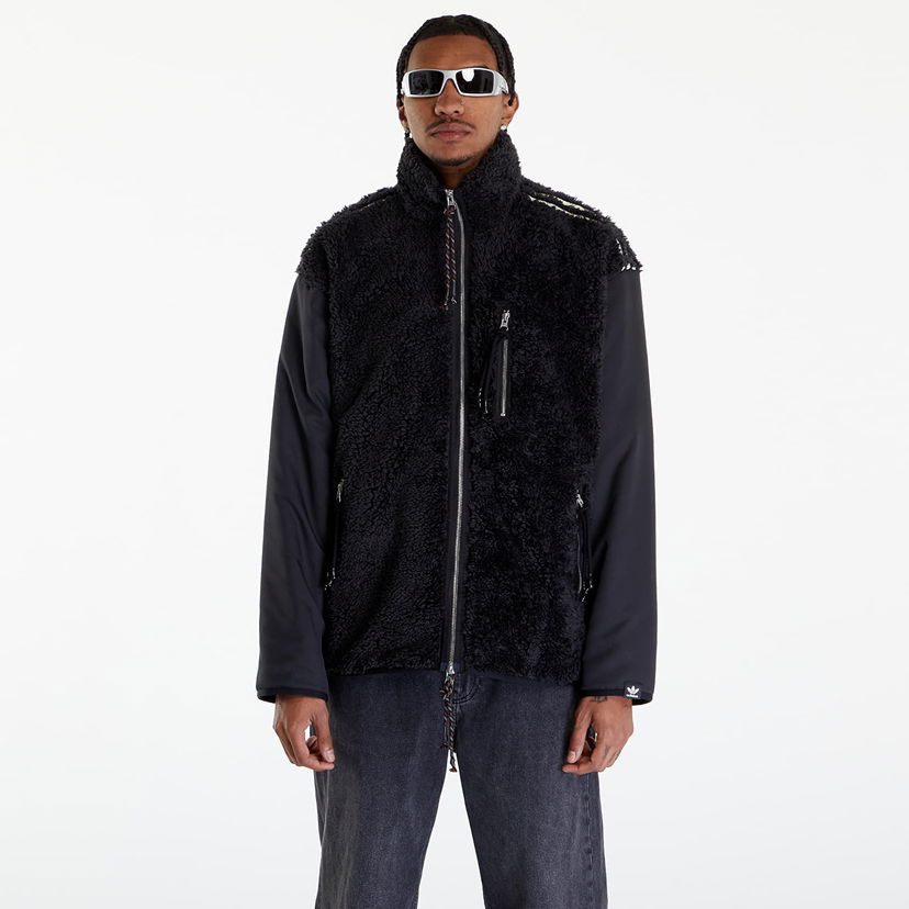 Jacka adidas Originals Song For The Mute x Fleece Jacket UNISEX Black Svart | IY9513
