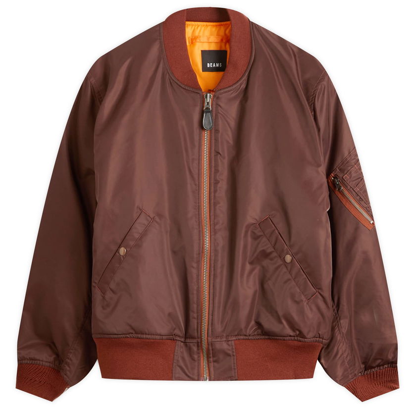 Bomberjacka BEAMS MA1 Jacket Brun | 1118-5607-139-28