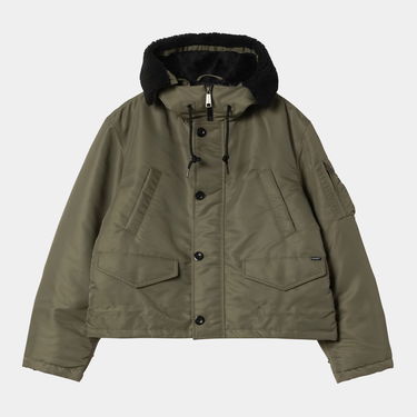 Parkas Carhartt WIP Oltera Hooded Jacket with Sherpa Lined Hood Grön | I035318_9, 0
