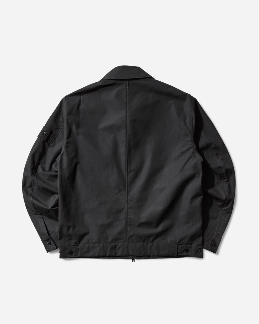 Skjorta Stone Island Ghost Cotton Canvas Overshirt Svart | K2S15-1200018-S00F1 V0029