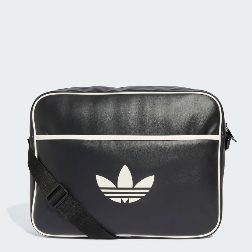 Axelväska adidas Performance Vintage Messenger Bag Svart | JX0251