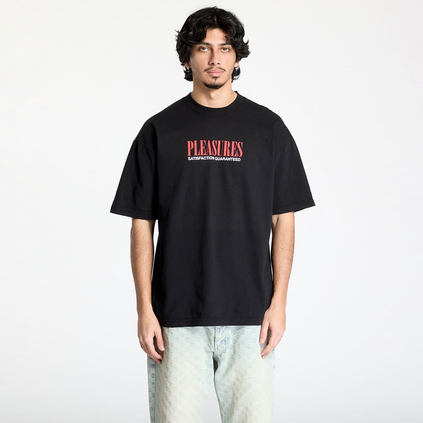 T-shirt Pleasures Pleasures Satisfaction T-Shirt Svart | P25SP052 BLACK