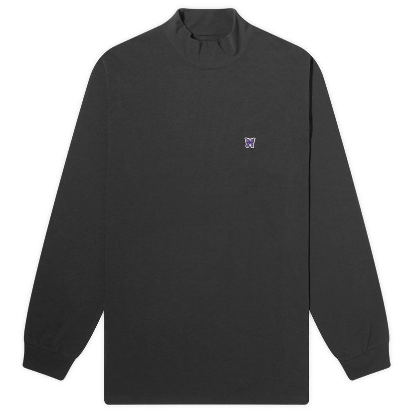 T-shirt Needles Long Sleeve Mock Neck Svart | OT259-C