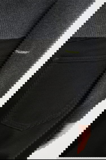 Sweater JW Anderson JW Anderson Contrast Embroidery Cardigan Grå | KW1447.YN0447, 4