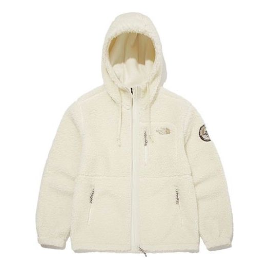 Sweatshirt The North Face Fleece Hoodie Jacket Vit | NJ4FM57A