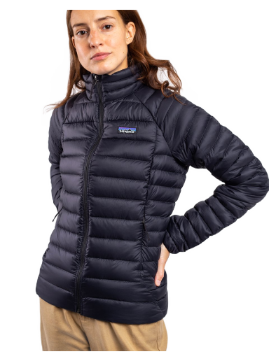 Pufferjacka Patagonia Down Sweater Svart | 84684