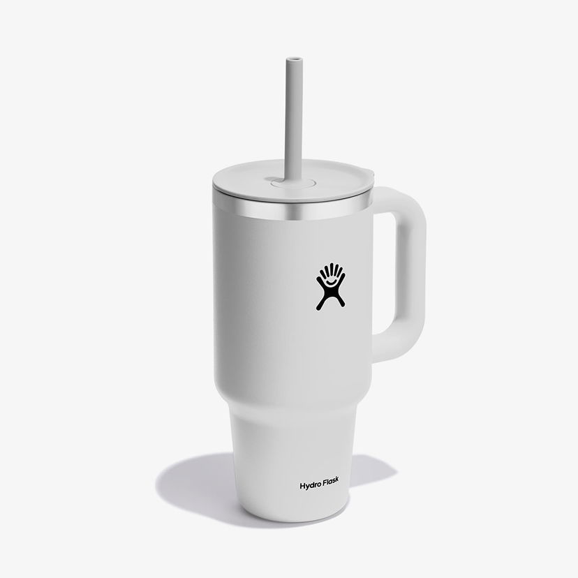Dricksflaska Hydro Flask 1000 ml All Around Travel Tumbler White Grå | TT32PS110