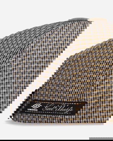 Keps Umbro Cult Unity Plaid Velcro Patch Cap with Striped Brim Flerfärgad | UBMW235FA20 BEG0024, 6