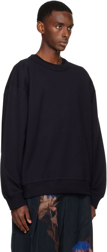 Sweatshirt Dries Van Noten Dries Van Noten Oversized Sweatshirt Svart | 252-021152-2611, 4