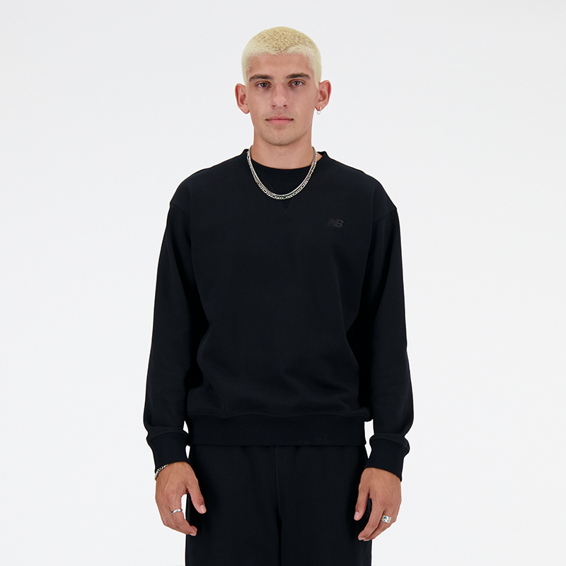 Sweatshirt New Balance crewneck Svart | MT41506BK