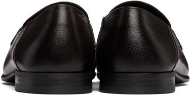 Sneakers och skor BOSS Tumbled Leather Penny Loafers Svart | 50548074, 2