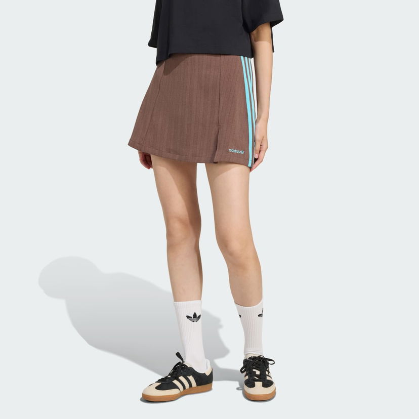 Kjol adidas Performance Tailored Mini Skirt Brun | JX5305