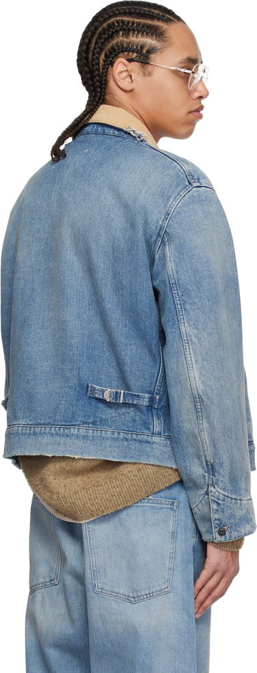 Jacka Maison Margiela Maison Margiela Sports Denim Jacket Blå | S50AM0636 S30383, 2