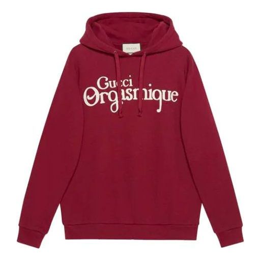 Sweatshirt Gucci Gucci Orgasmique Hoodie Röd | 623244-XJCK0-6960
