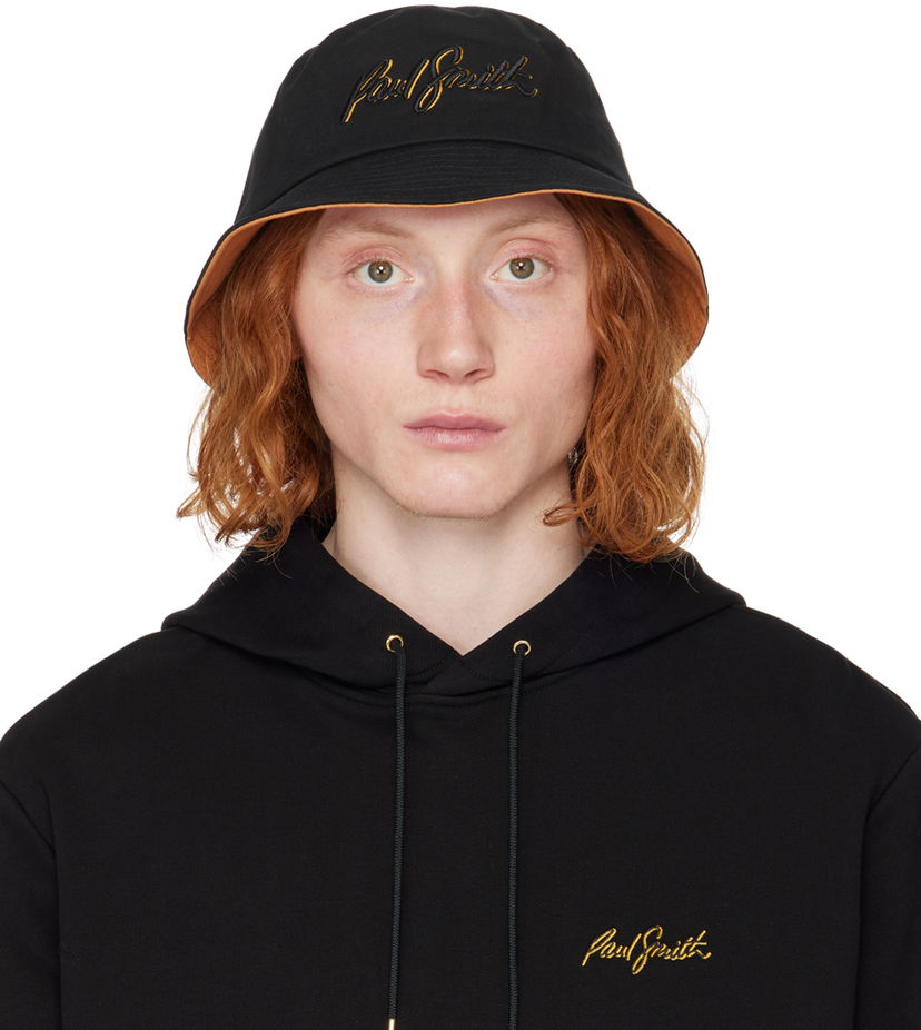 Hatt Paul Smith Paul Smith Shadow Bucket Hat Svart | M1A-921DT-M779-79
