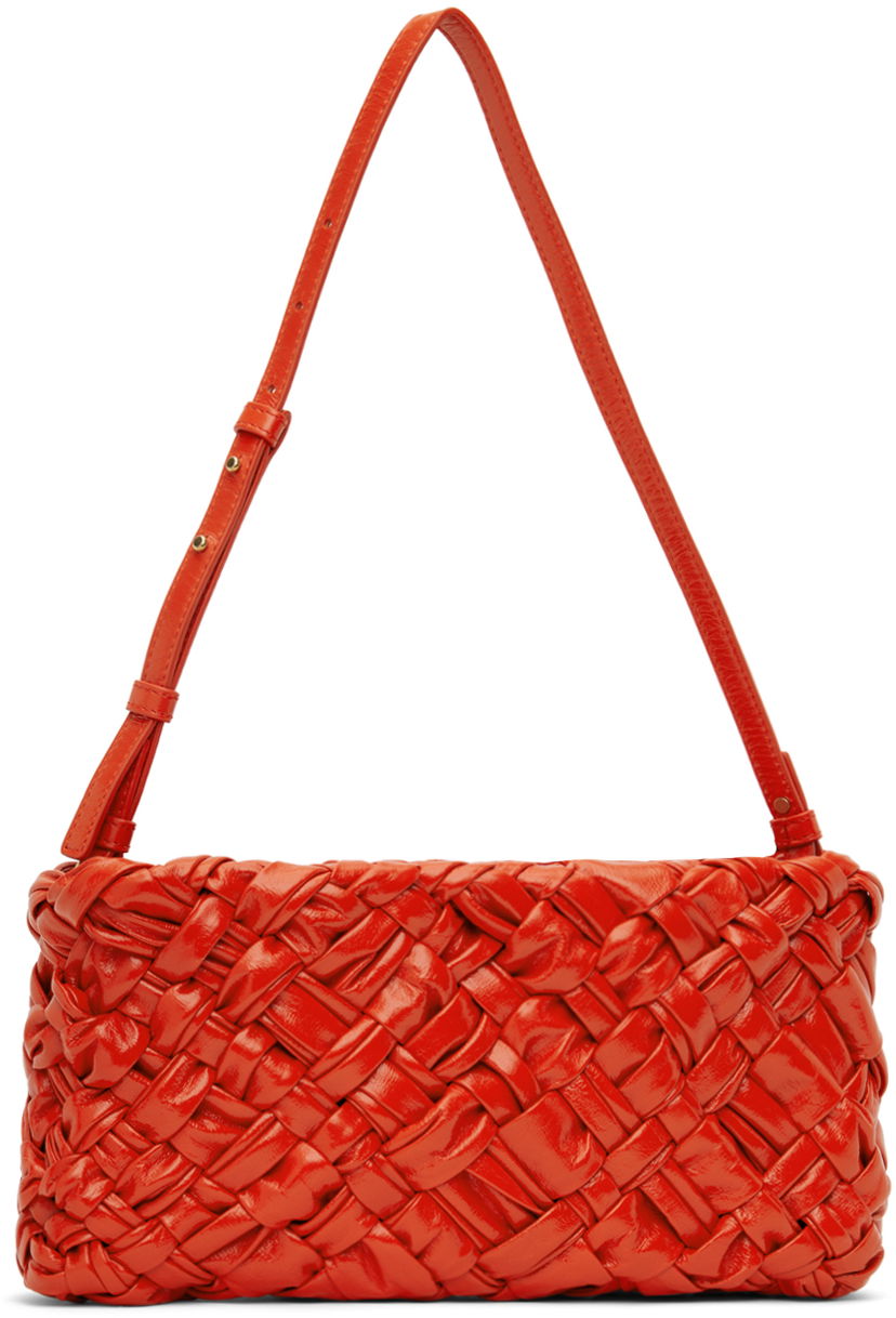 Axelväska Bottega Veneta Kalimero Cha-Cha Shoulder Bag Röd | 785780 V40T1