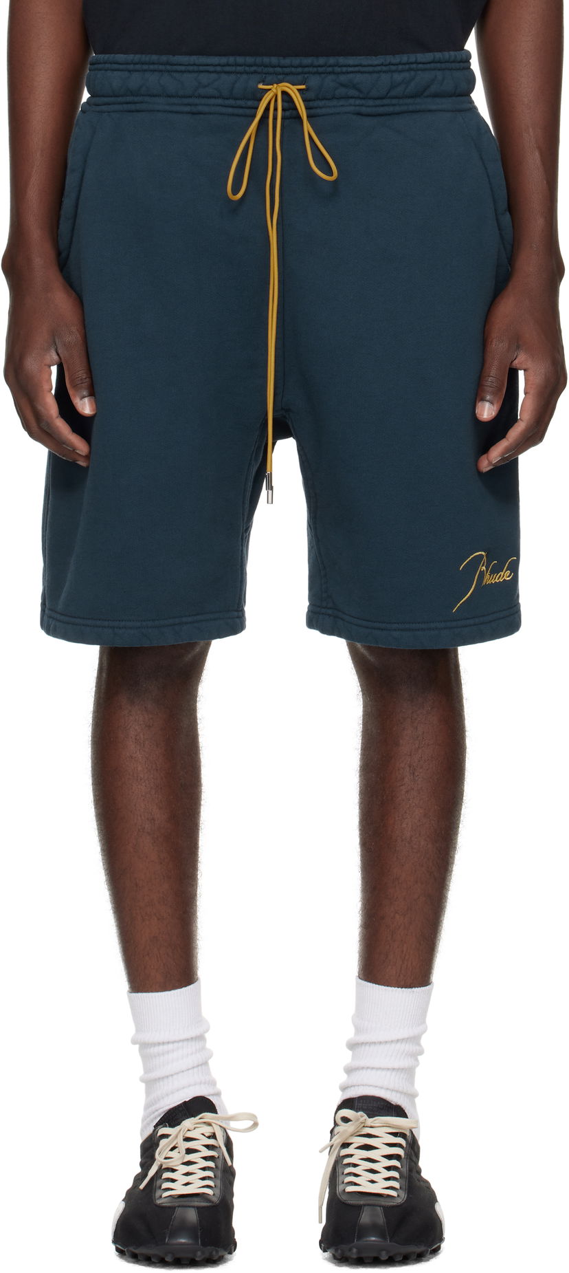 Shorts Rhude Rhude Classique Sweat Shorts Mörkblå | RHPF25SH01012