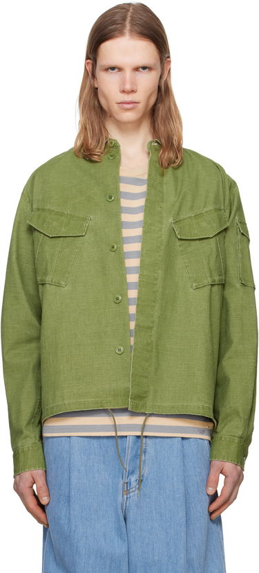 Skjorta KENZO Kenzo Paris Pocket Overshirt Grön | FF55CH5339GD, 0