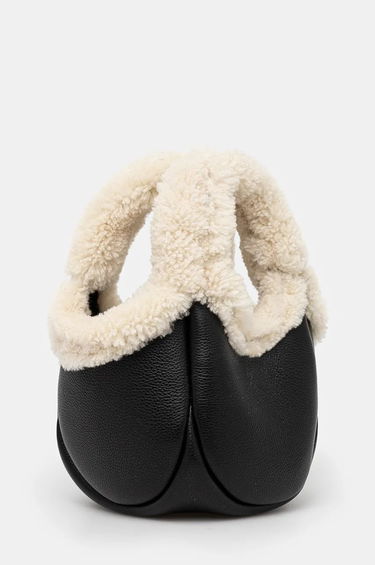 Tygpåse Coperni Mini Shearling Bucket Bag Svart | COPBA69840S, 1